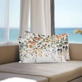 thumbnail image 3 of Lumbar Pillow Covers 20x12 Inch Set of 2, Orange Green Eucalyptus Leaves Waterproof Outdoor Pillow Covers, Fall Botanical Watercolor Decorative Cushion Pillowcases for Couch, Sofa, Bed, Garden, Patio, 3 of 9