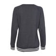 thumbnail image 3 of J. America - Women's Relay Crewneck Sweatshirt - 8652, 3 of 3