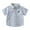 Light Blue, variant on TAIAOJING Boys Casual Short Sleeve Shirt Summer Plaid Print Tops For Toddler Kids Comfortable Breathable School Outfits Sets Relaxed Fit 4-5Y