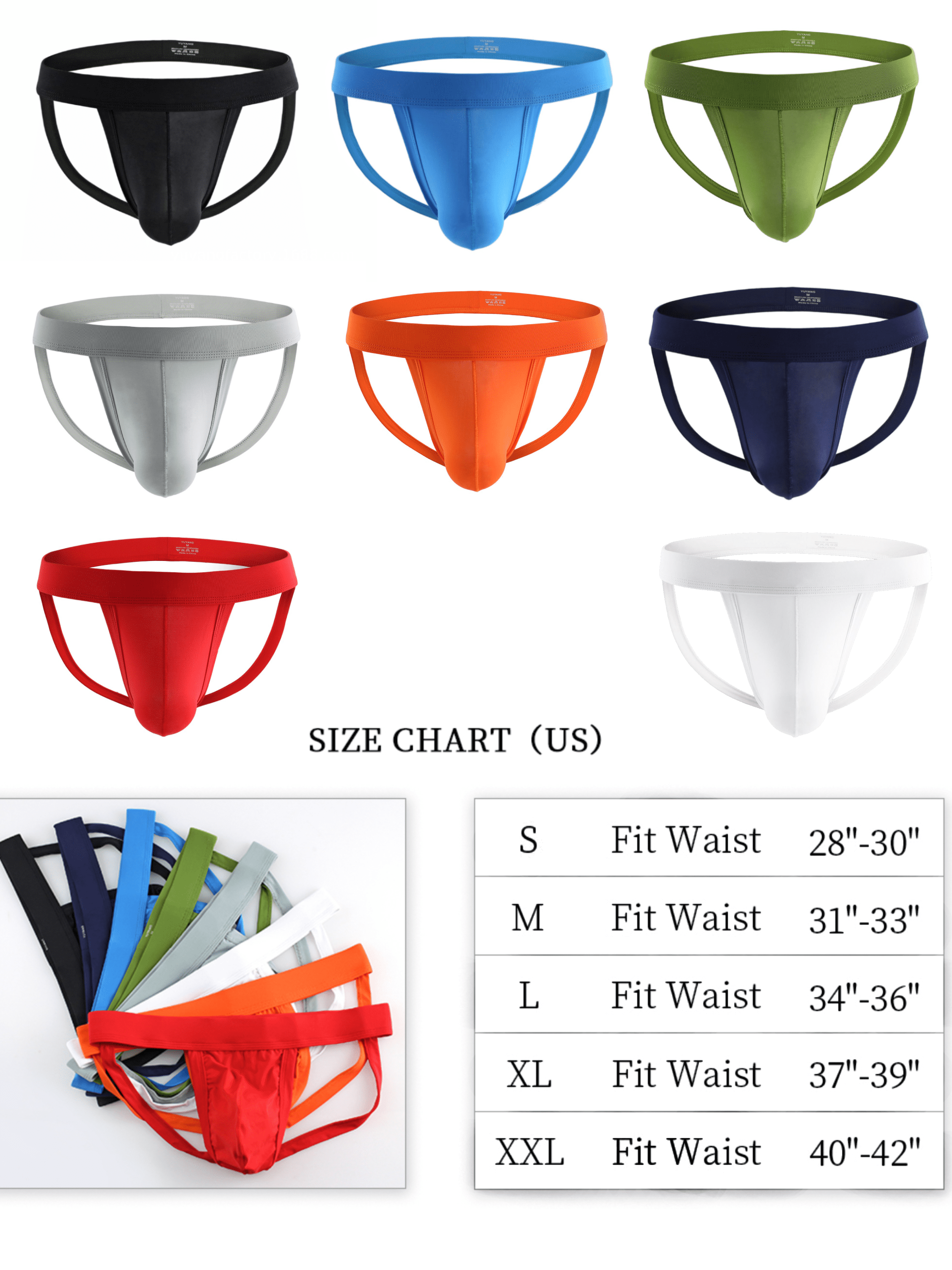 （ブランドロゴ）の人気ランキング Yuyangdpb Men's Jock Support Strap Briefs, Spandex Pouch 服＆ファッション小物