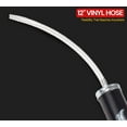 thumbnail image 5 of 16 Oz Steel Oil Suction Gun with 12" Vinyl Hose, Manual Oil Change Syringe - Heavy Duty Automotive Fluid Extractor Pump  for Engine Oil, Gear Oil & Lubricants, 5 of 13