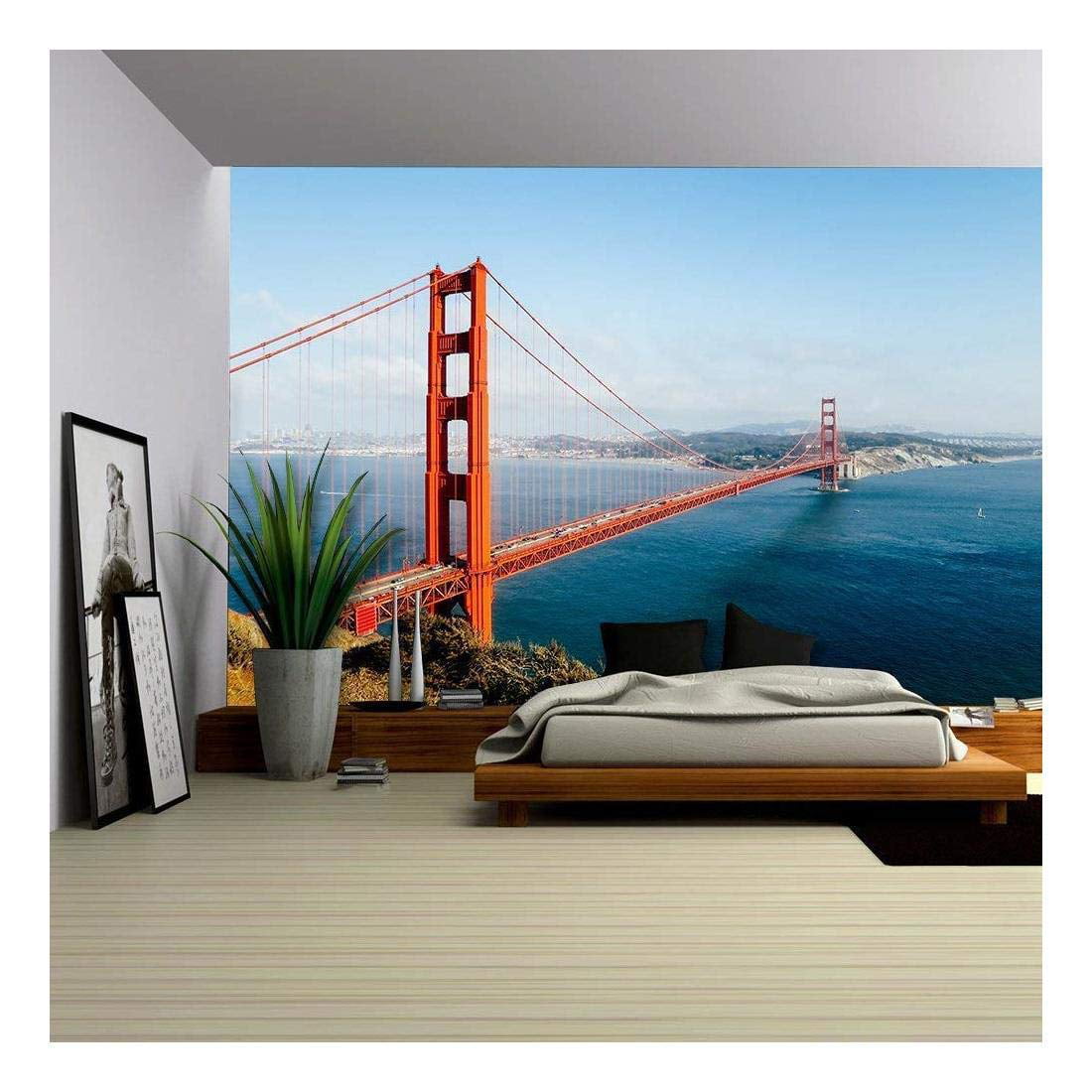 San Francisco Skyline Vinyl Record Wall Clock California Bay Golden Gate Bridge 