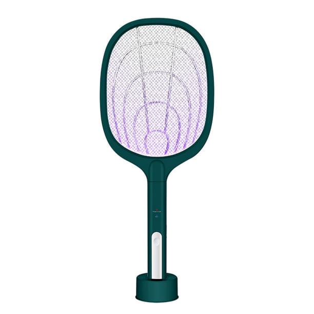 Lámpara inteligente para matar mosquitos Matamoscas electrónico 2 en 1 Choque eléctrico de mano Mat Eccomum Dispositivo de conducción