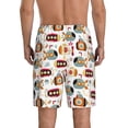 thumbnail image 5 of Salouo Submarines Pattern Men's Sleep Pajama Shorts,Pajama Bottoms Elastic Waistband Sleep Pajama Short PJ Shorts for Men -Medium, 5 of 6