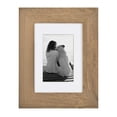 thumbnail image 2 of DesignOvation Museum Wooden Traditional Picture Frame Set with Mats for Wall Display, 5x7 matted to 3.5x5, Rustic Brown, 4 Pack, 2 of 6