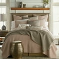 thumbnail image 2 of Levtex Home - Mills Waffle - Full/Queen Quilt Set - Taupe Cotton Waffle - Quilt Size (88 x 92in.), Sham Size (26 x 20in.), 2 of 7