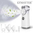 thumbnail image 2 of LYMAYTER® Portable Humidifier USB/Battery Powered Handheld Compressor Steam Inhaler for Adult Kids, 2 of 8