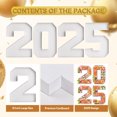 thumbnail image 5 of Hariumiu 4Pcs 2025 Cardboard Number Box Fillable Tray for Charcuterie Candy Snack Tray Set New Year Graduation Anniversary Birthday Party Supplies Display Deli Spreads Goodies, 5 of 8
