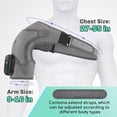 thumbnail image 2 of 2026TripleHBB Heated Shoulder Wrap Brace, 3 in 1 Cordless Electric Vibration Heated Brace Compression Wrap Massager,Shoulder Massager for Men Women, 2 of 9