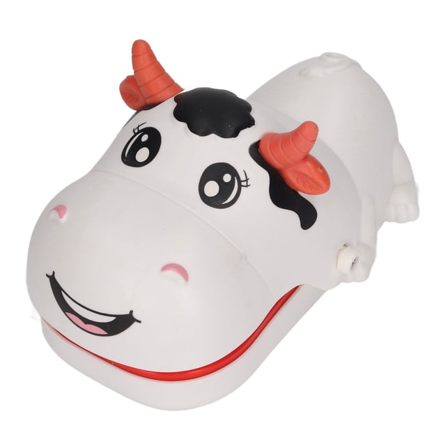 Juego de dientes interactivo, juguete para los dientes, juguete para morder con forma de vaca, juguete para los dientes, construcción robusta