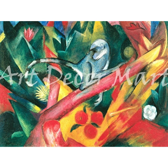 Little Monkey-Marc - CANVAS OR FINE PRINT WALL ART