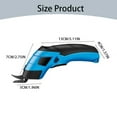 thumbnail image 2 of BINGLI Power Cordless Electric Scissors Fabric Cutter for Crafts, Box, Sewing, Carpet, & Scrapbooking - Heavy Duty Rotary Shears Cutting Tool - Automatic Cardboard Cutter Fabric Scissor, 2 of 8