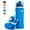 Blue, variant on Kemier Collapsible Silicone Water Bottles - 750ML Leakproof Valve Reusable BPA Free Travel Water Bottle, 26oz Foldable Water Bottles Sports & Outdoor Lightweight for Gym Camping Hiking Travel