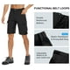 thumbnail image 4 of Pantalones cortos cargo XKTTAC para hombre, de secado rápido, para exteriores, para senderismo, negros, 4 of 7