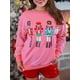 thumbnail image 1 of Suéter navideño Y2K Cascanueces Ballet Camisa de manga larga con lentejuelas brillantes Linda sudadera de Papá Noel Suéteres tipo pulóver para mujer, 1 of 1