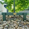 thumbnail image 6 of DutchCrafters Amish American Made Platform Bird Feeder, Free Standing Ground Bird Feeders for Outdoors, with Raised Seed Tray for Wild Birds, Chicken, Squirrel, Gift for Birdwatchers (Turf Green), 6 of 9