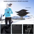 thumbnail image 2 of Negro Talla L - Guantes Térmicos Ciclismo Hombre Otoño e Invierno Ormromra LN-1683, 2 of 5