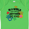 thumbnail image 4 of Inktastic In a World You Can Be Anything Be Kind Autism Awareness Boys or Girls Baby Bodysuit, 4 of 5