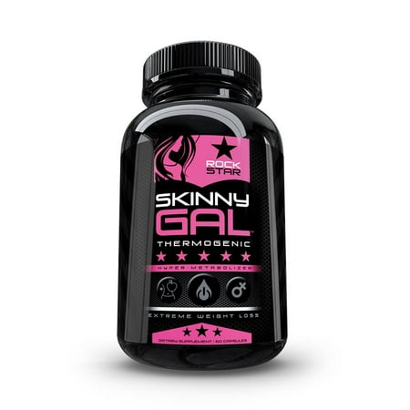 Skinny Gal Thermogenic, Carb Blocker, & Appetite Suppressant for Women, Veggie Caps, 60 (Best Fat Loss Supplement For Females)