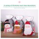 thumbnail image 5 of Advancent Regalo de Navidad Bolsas de regalo Claus Muñeco de nieve Elk Bolsa de almacenamiento resistente al desgarro Juguetes para galletas Kits de decoración para fiestas Muñeco de nieve, 5 of 6