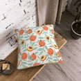 thumbnail image 5 of KLL Peach Decorative Throw Pillow Covers Velvet Soft for Couch Sofa Bedroom Living Room Outdoor (No pillow core)- 20"x20", 5 of 5