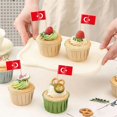 thumbnail image 4 of Country Flag Toothpicks | Cake And Burger Decorative Sticks | Flags For Themed Meals, 4 of 5