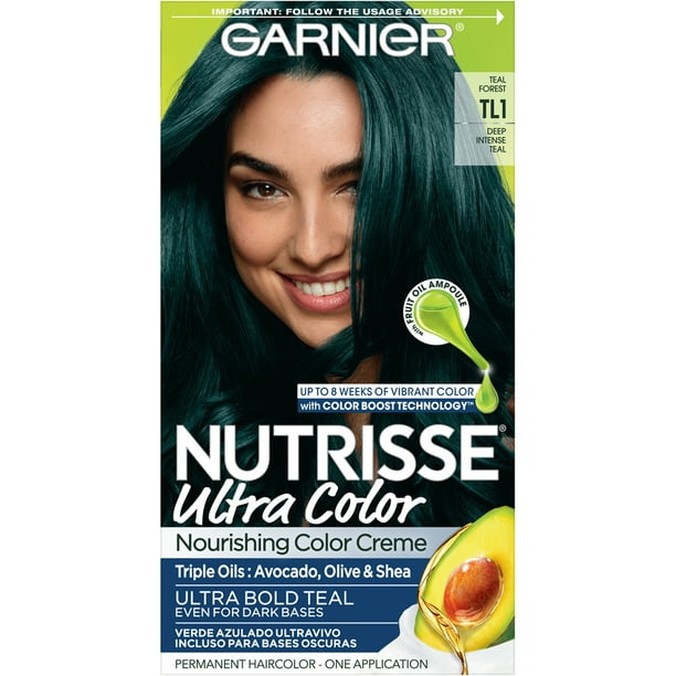 Garnier Nutrisse Nourishing Hair Color Creme TL1 Teal Forest Garnier Nutrisse Nourishing Hair Color Creme TL1 Teal Forest