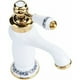 thumbnail image 5 of Grifo de lavabo elegante, material de latón con diseño floral, ahorro de agua para el fregadero de la cocina, baño, lavado de manos, 5 of 5