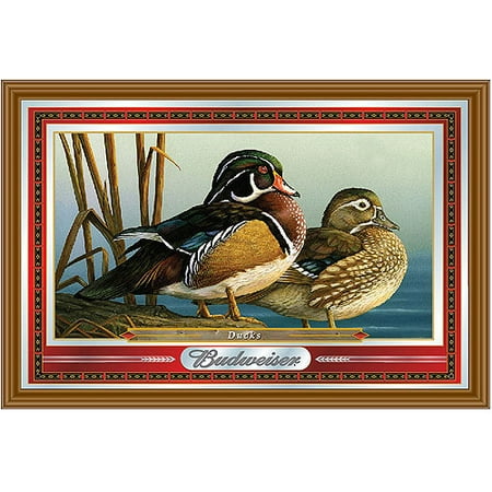 Budweiser Wildlife Series Mirror, Ducks