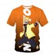 thumbnail image 1 of Camiseta negra de Naruto para adolescentes, camiseta moderna a la moda para hombres, camiseta informal de verano con cuello redondo para niños, camiseta Top 2023 Hot New5XL heqiyong CONDUJO, 1 of 2