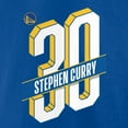 thumbnail image 5 of Men's Stephen Curry Royal Golden State Warriors Full-Court Press Name & Number T-Shirt, 5 of 5