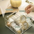 thumbnail image 4 of Acrylic Jewelry Organizers and Storage with 60 Portable Tarnish Jewelry Bags Clear Jewelry Box Organizer Travel Jewelry Case, with Lid and Jewelry Pouches (20 Small + 30 Medium + 10 Large), 4 of 5