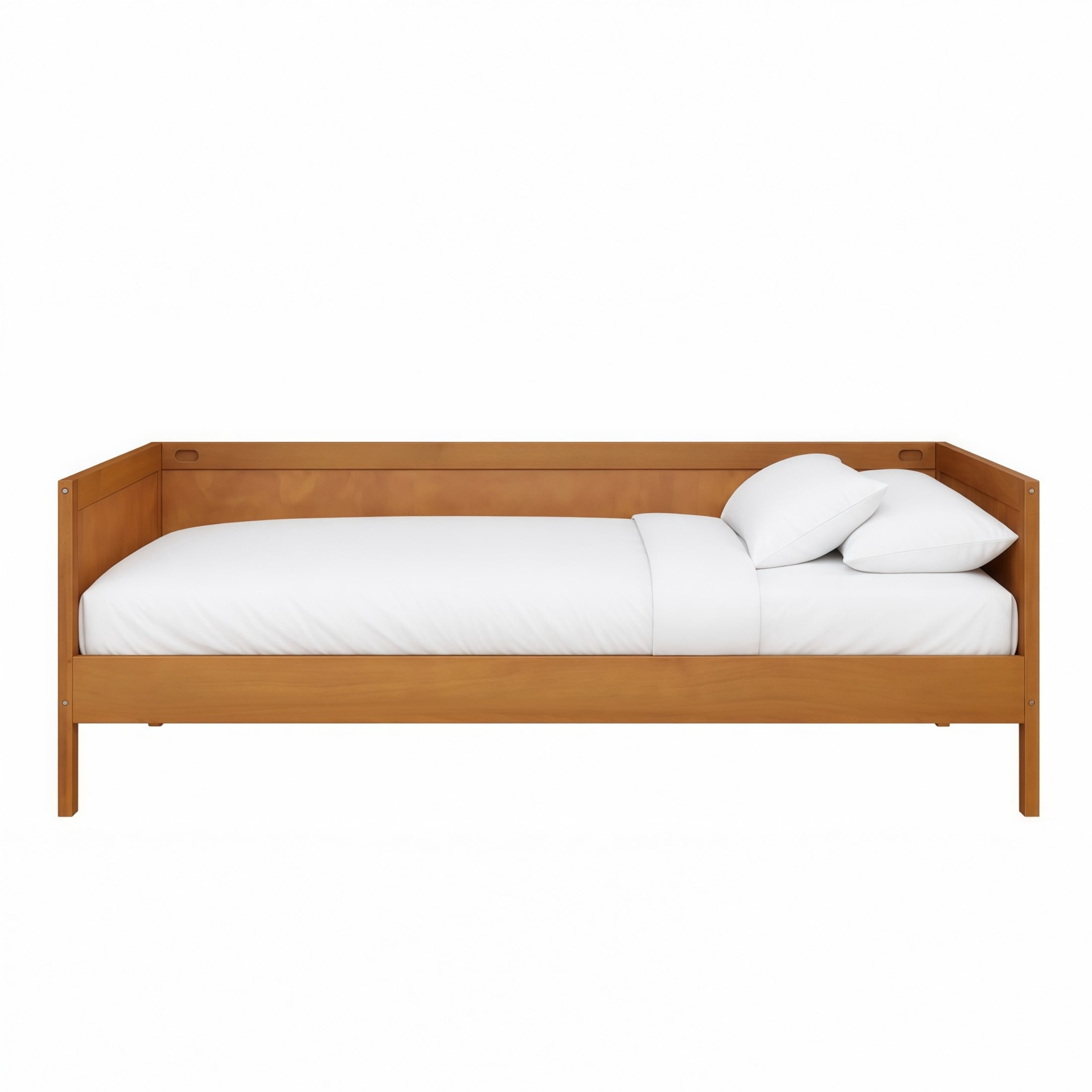 GDF Studio Onus Twin Size Wood Daybed with Slat Support, Space-Saving Sofa Bed for Bedroom & Guest Room, Walnut