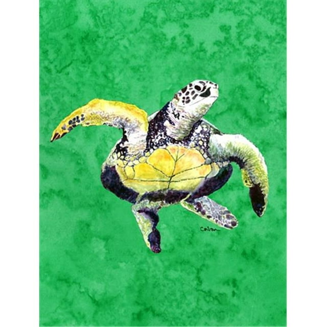 Drapeau Dansant Tortue - Taille Jardin, 11 x 15 Po.