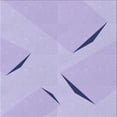 thumbnail image 1 of Ahgly Company Machine Washable Indoor Square Transitional Purple Mimosa Purple Area Rugs, 4' Square, 1 of 7