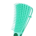 thumbnail image 2 of TPEE Peine Cepillo para el cabello Peine portátil para masaje del cuero cabelludo para uso personal (verde) Ndcxsfigh Cuidado Belleza, 2 of 8