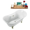 thumbnail image 4 of 60" Streamline N900BNK-BNK Clawfoot Tub and Tray With External Drain, 4 of 7