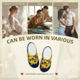 thumbnail image 7 of Disketp PLANETA EN FORMA DE PIZZA Women's Men's Slippers Plush Slip-On House Slipper for Winter Indoor Soft Cushion Non-slip Fluffy Slides Slippers-35/36, 7 of 7
