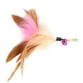 thumbnail image 5 of AUHomi Cat Feather Toy, Cat Toys Wand, 1PCS Interactive Pet Cat Kitten Chaser Teaser Wire Wand with Bell Beads for Cat Exercise Play Fun Gifts, 5 of 9