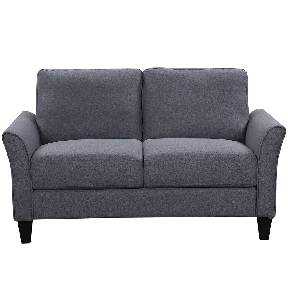 Kepooman 3P+2P Sectional Sofa, 5-Seater Wooden Frame Couch, Upholstery Fabric Sofa for Home Living Room, Black (2pcs) Kepooman 3P+2P Sectional Sofa, 5-Seater Wooden Frame Couch, Upholstery Fabric Sofa for Home Living Room, Black (2pcs)