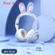 thumbnail image 1 of Auriculares inalámbricos con micrófono, bonitos conejos, niñas, Rgb, Led, estéreo, música, Bluetooth, auriculares para juegos de teléfono para niños, Gamer, 1 of 5