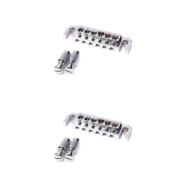 Naiovety Puente de metal Accesorios mejorados Sillín reemplazado Tamaño compacto Ajustable Profesional Sillín reemplazado Equipo musical Plata GA106 Plata GA106 2piezas Naiovety CBP490596