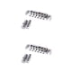 thumbnail image 3 of Sonducket Puente de metal Accesorios mejorados Instalación práctica Sillín reemplazado Sillín reemplazado Accesorios exquisitos para instrumentos Plata GA106 2piezas Sonducket CBP490596, 3 of 6