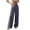 Dark Gray, variant on MLCDZ Womens Plus Size Dress Pants Pull On Elastic Waist Wide Leg Stretchy Work Pants with Pockets Office Business Casual Baggy Slacks for Women Trousers