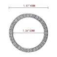 thumbnail image 2 of One-button Start Button Decorative Ring Hand-encrusted Diamond Key Ring Interior Start Decorative Sticker Banmo, 2 of 5