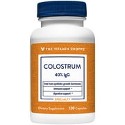 Colostrum 40% IGG - Supports Immune Health, Hormone & Antibiotic Free, Once Daily (120 Capsules) by The Vitamin Shoppe