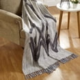 thumbnail image 2 of Peppermint Home Diamond Cotton Tufted Throw Blanket, 50"x 70", Grey, 2 of 5