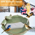 80W Bird Bath Heater, Bird Bath Deicer,Bird Bath Water Heater for