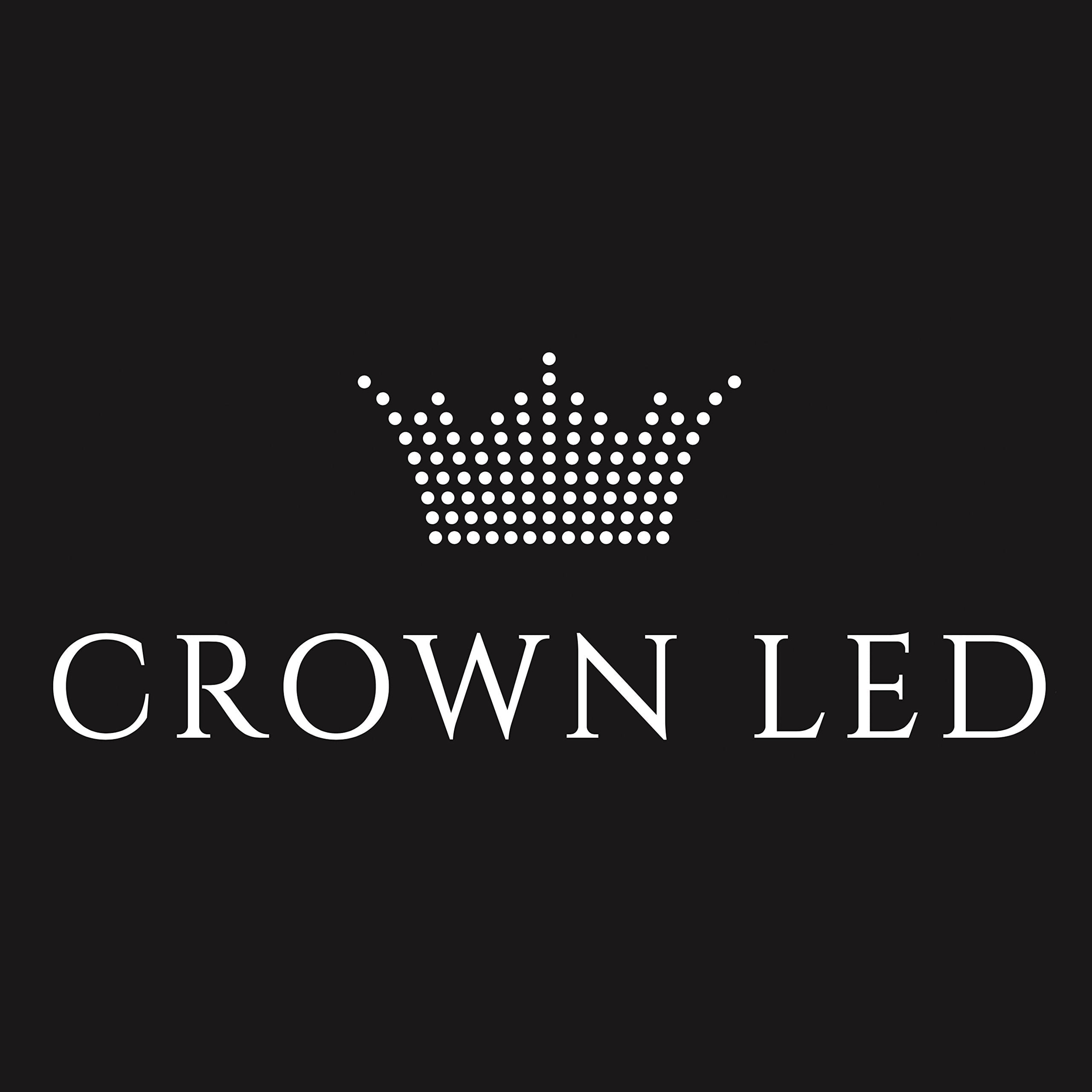 CROWN LED Warm White 3 Piece Pack of 3 Edison Bulbs, E26 Base, Dimmable, 40W Equivalent, 2000K Vintage Filament Lamps