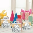 thumbnail image 6 of Big Dot of Happiness Bump, Set, Spike Volleyball DIY Baby Shower or Birthday Party Clear Goodie Favor Bag Labels Candy Bags with Toppers Set of 24, 6 of 8